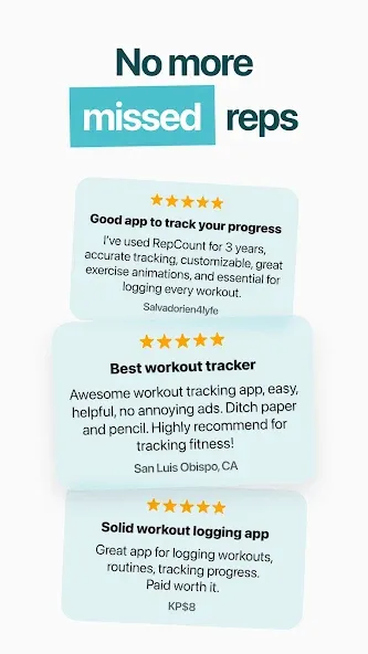 RepCount Gym Workout Tracker screenshot 8