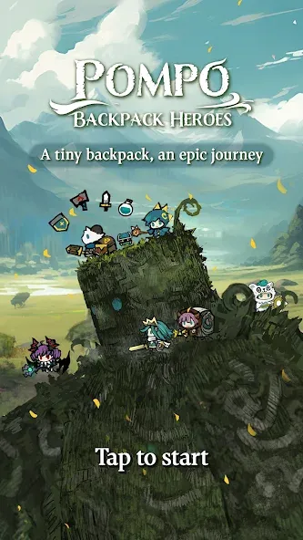 Pompo: Backpack Heroes screenshot 1