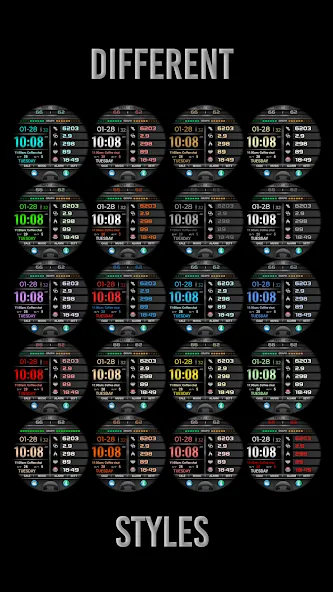 PW108 Smart Data Watch Face screenshot 4