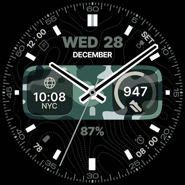 Arbiter Analog Watch Face screenshot 34