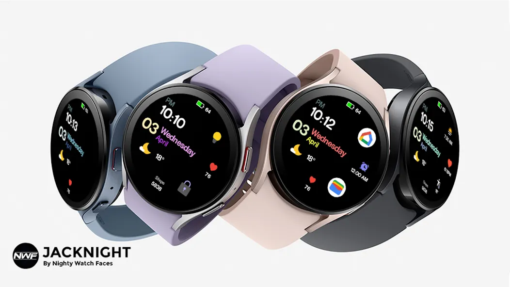 Jacknight - watch face screenshot 14