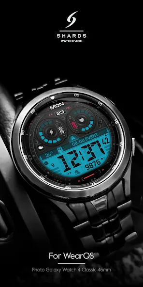 SH054 Watch Face, WearOS watch screenshot 6