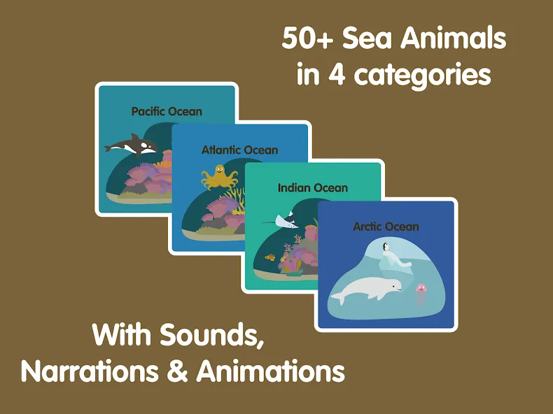 Learn Ocean Animals for kids screenshot 19