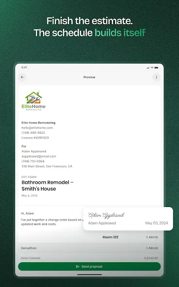Handoff Construction Estimator screenshot 14