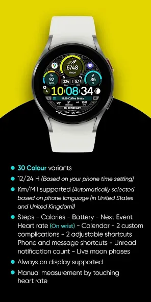 Circle Clock - Watch Face screenshot 4
