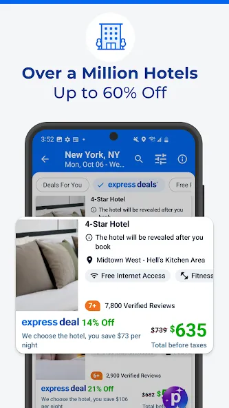Priceline: Hotel, Flight & Car screenshot 1