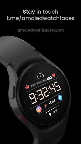 LCD Digital: Watch face screenshot 5