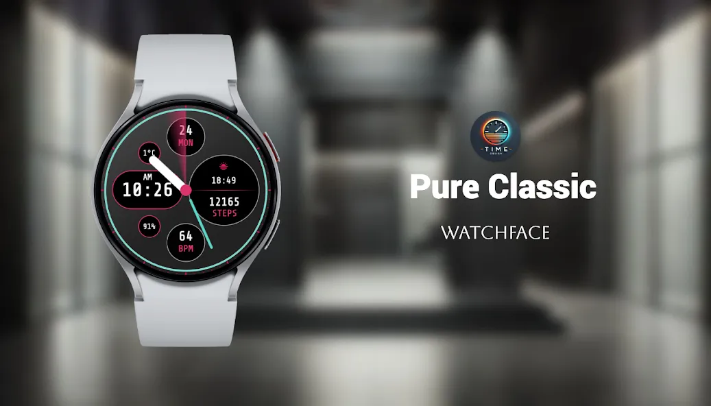 Pure Classic Watch Face screenshot 1