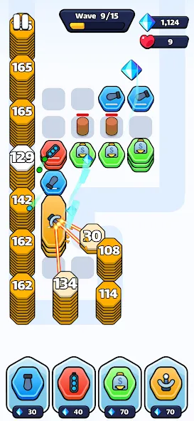 ¡Defensa hexagonal! screenshot 4