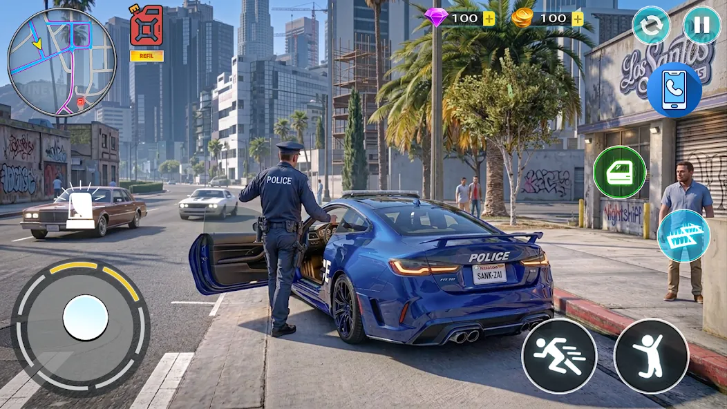 Police Car Chase: Cop Sim screenshot 1