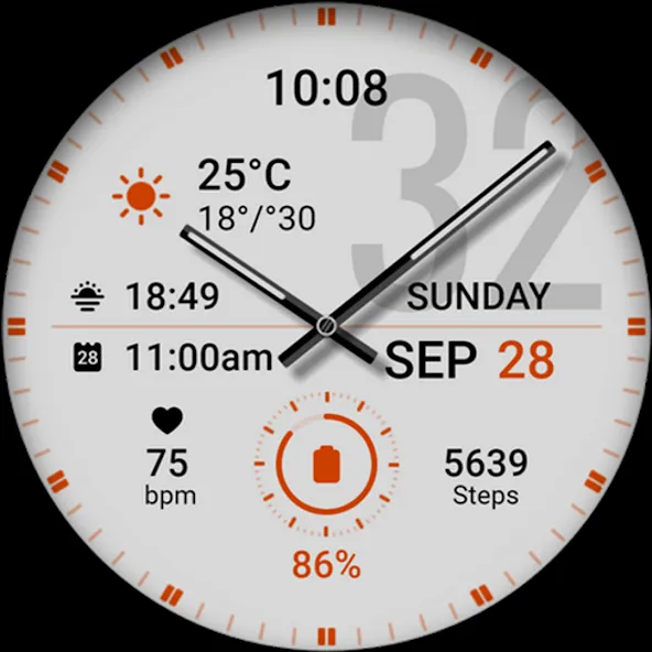 Watch face 10h08.com #75 screenshot 28