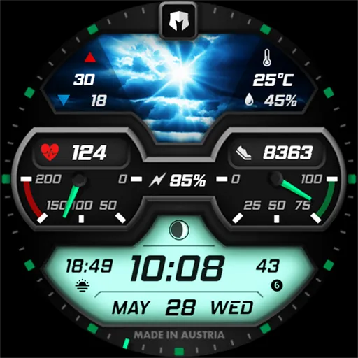 DM148 Vibrant Futuristic Face screenshot 8