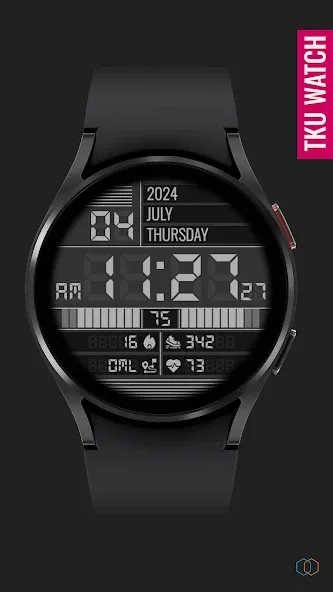 TkuWatch S014 Retro Watch Face screenshot 2