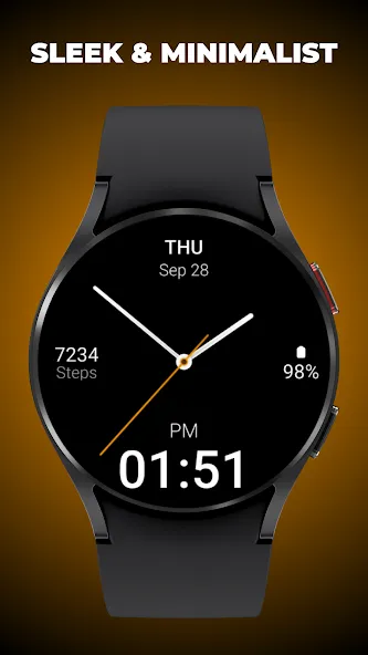 Minimal Hybrid Watch Face screenshot 1