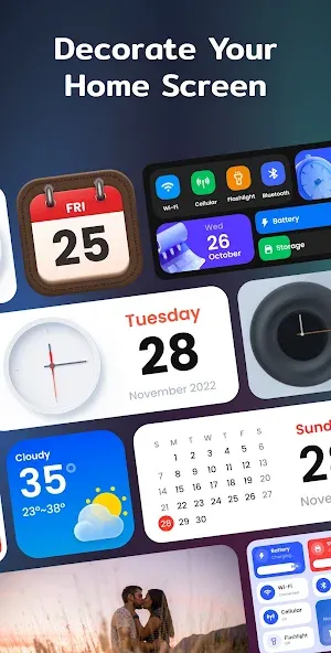 Color Widgets, Theme: iWidgets screenshot 3