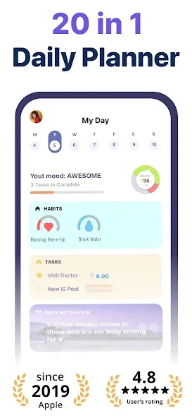 Daily Planner Organizer: Brite screenshot 1