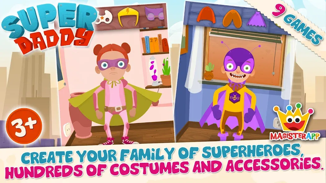 Super Daddy - Dress Up a Hero screenshot 2