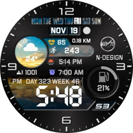 NTV509 - Informative watchface screenshot 32