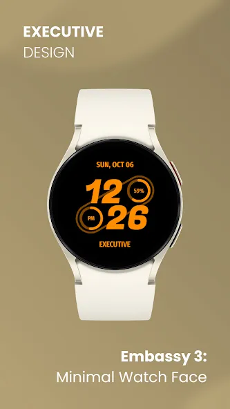 Embassy 3: Minimal Watch Face screenshot 4