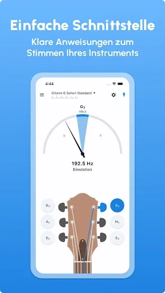 Gitarre Stimmgerät - LikeTones screenshot 2