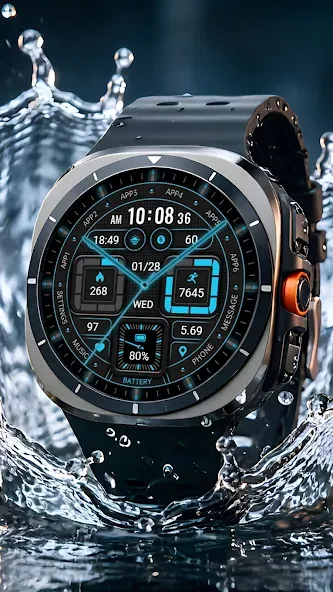 Fluorescence Clock ZKin Watch screenshot 5