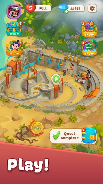 Cradle of Maya: Match 3 game screenshot 6