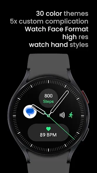 Simple Analog: Watch face screenshot 2
