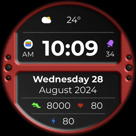 DADAM80: Digital Watch Face screenshot 19