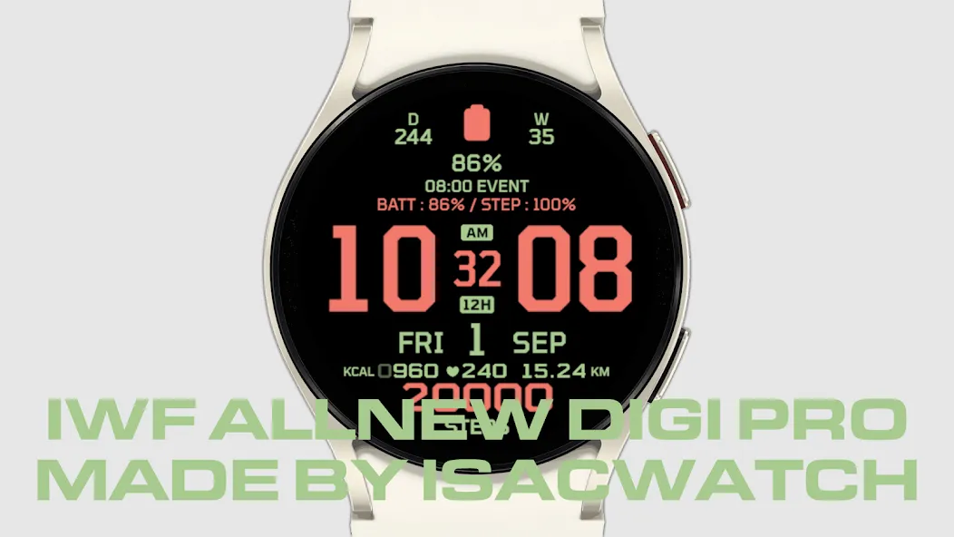 IWF AllNew Digi Pro watchface screenshot 1