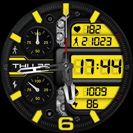 Hybrid Sport Watch Face screenshot 35