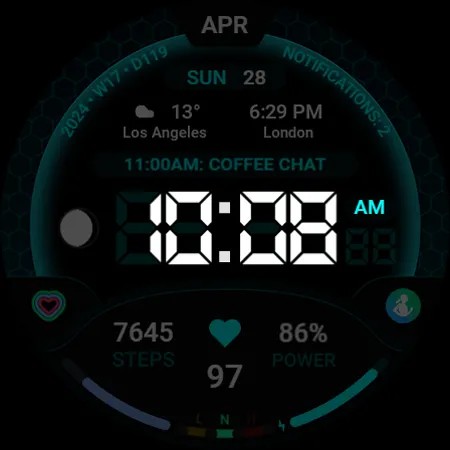 TVV Digital 3 Watch Face screenshot 14