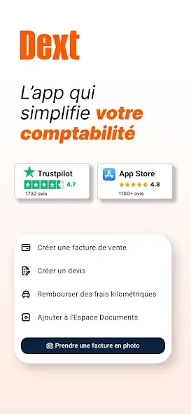 Dext: Reçus et Comptabilité screenshot 1