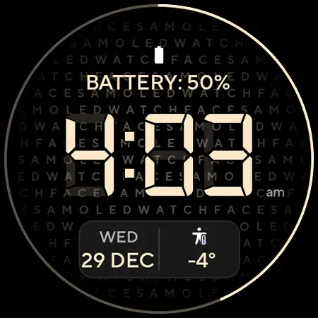 Digital 1 Watch face screenshot 12