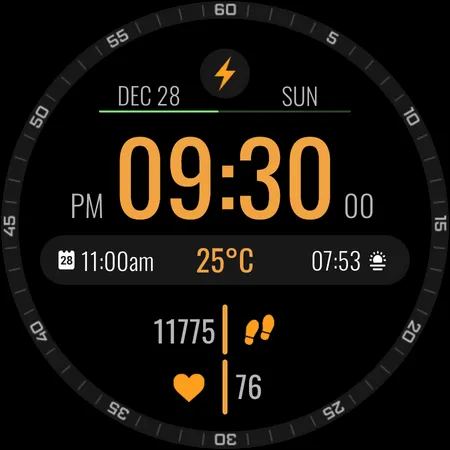 Electronic Time Watch Face screenshot 5