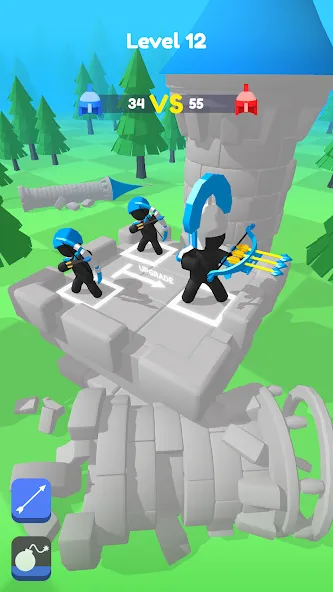 Merge Archers: Salvar la corte screenshot 5