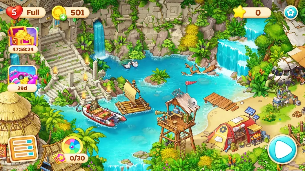 CityMix Solitaire TriPeaks screenshot 8