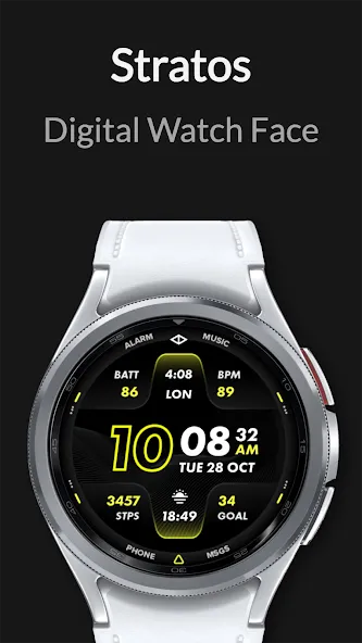 Stratos: Digital Watch Face screenshot 5