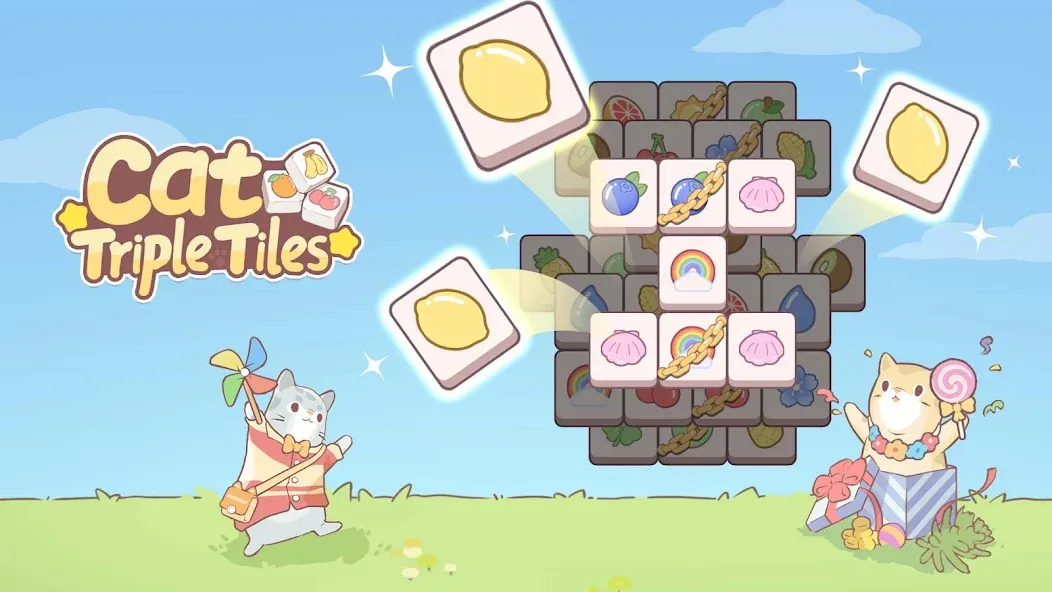 Cat Triple Tiles: Match 3 Game screenshot 7