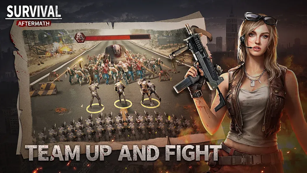 Aftermath Survival: Zombie War screenshot 4