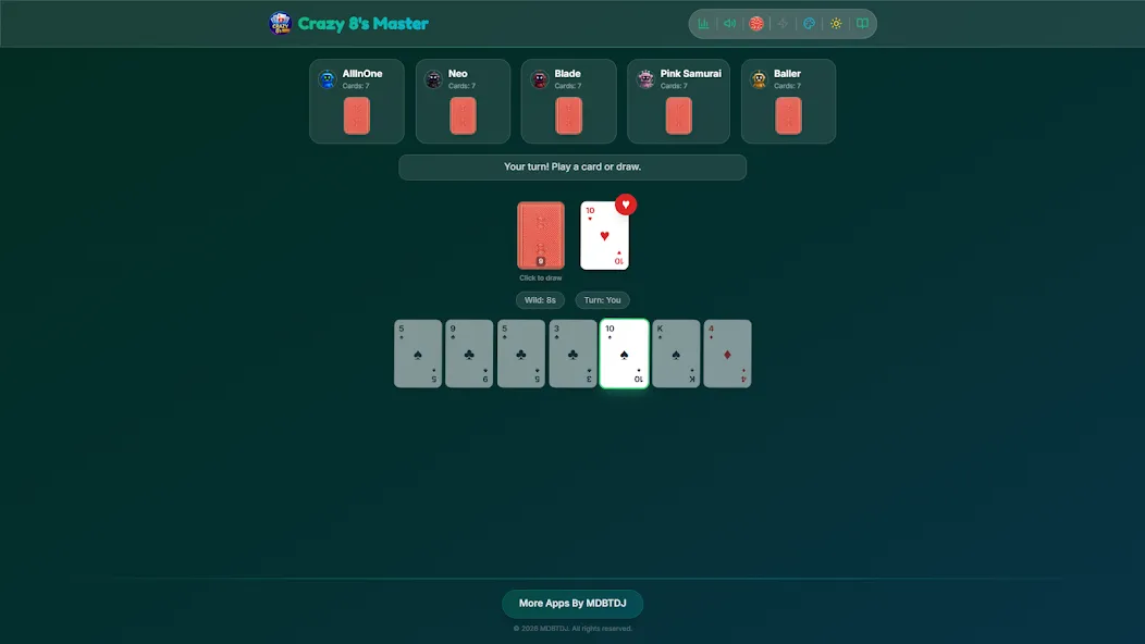 Crazy 8's Countdown Offline screenshot 10