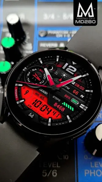 MD280 Analog watch face screenshot 5