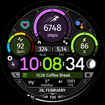 Circle Clock - Watch Face screenshot 27