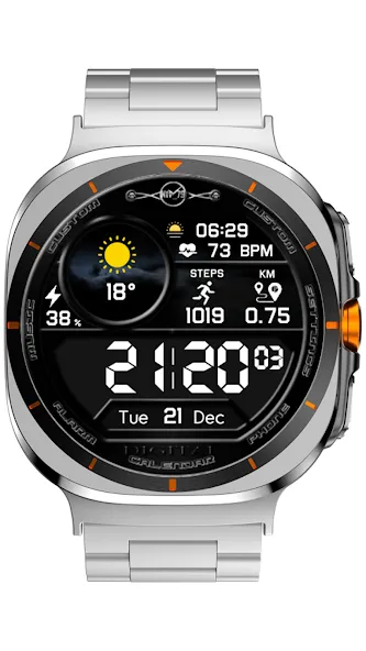NTV352 - Digital Pro watchface screenshot 1