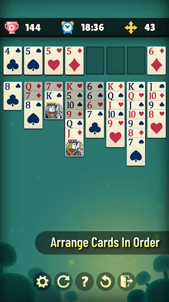 Freecell Solitaire: Clássico screenshot 2
