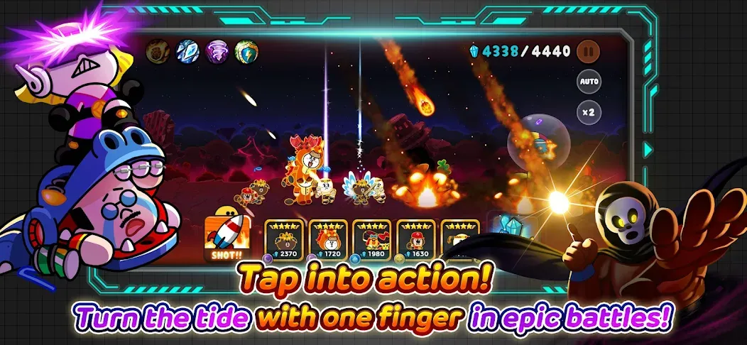LINE Rangers: Brown-Cony Wars! screenshot 1