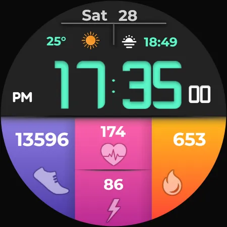 Vera Digital Watch Face screenshot 33