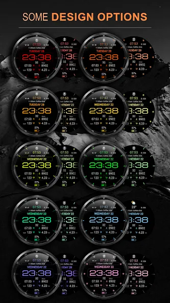 WFP 237 Digital watch face screenshot 2