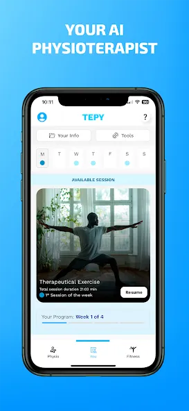 Tepy – AI for Muscle Pain screenshot 1