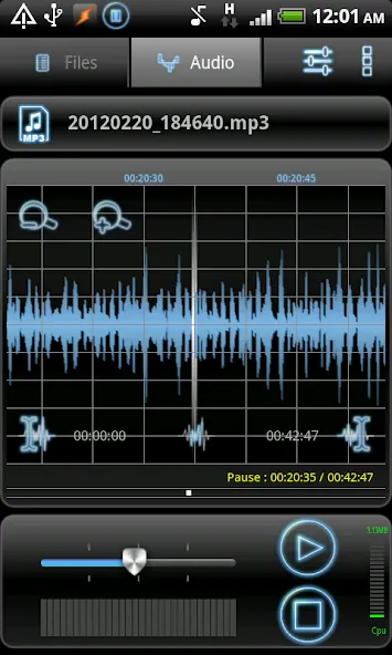 RecForge Pro - Audio Recorder screenshot 3
