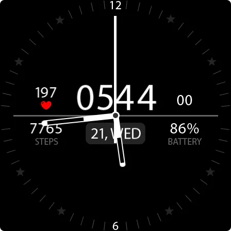 Key039 Analog Watch Face screenshot 25